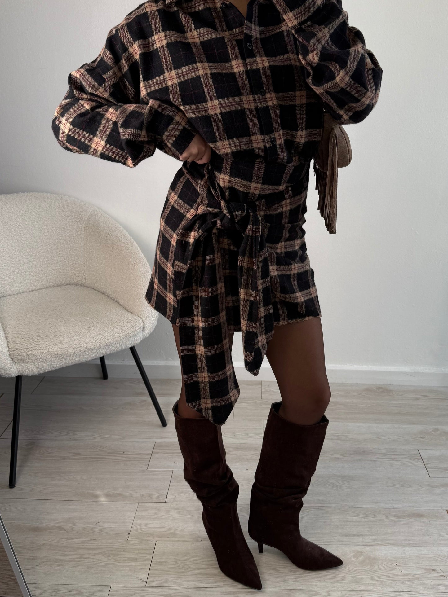 Camicia Tartan Over