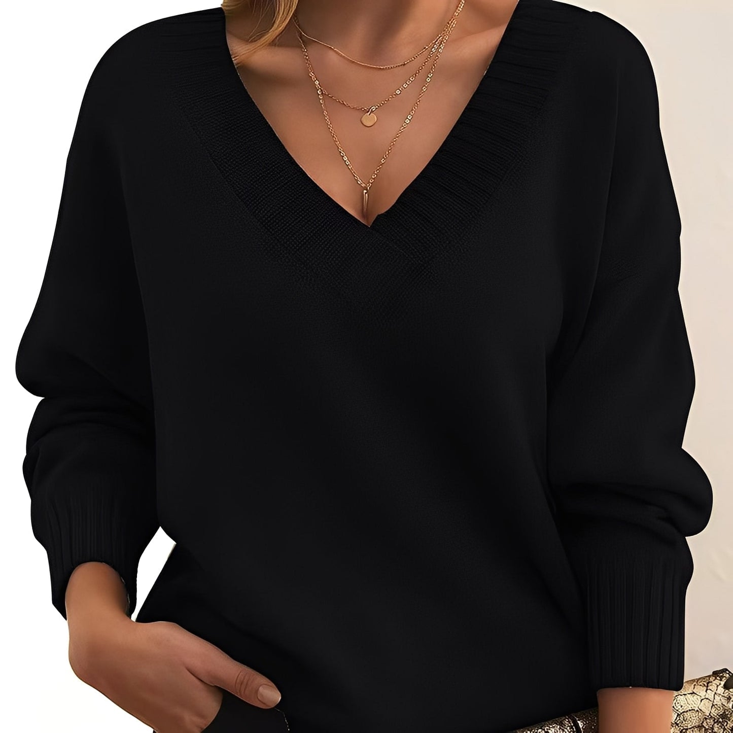 Merideth - Maglione semplice e versatile per le donne