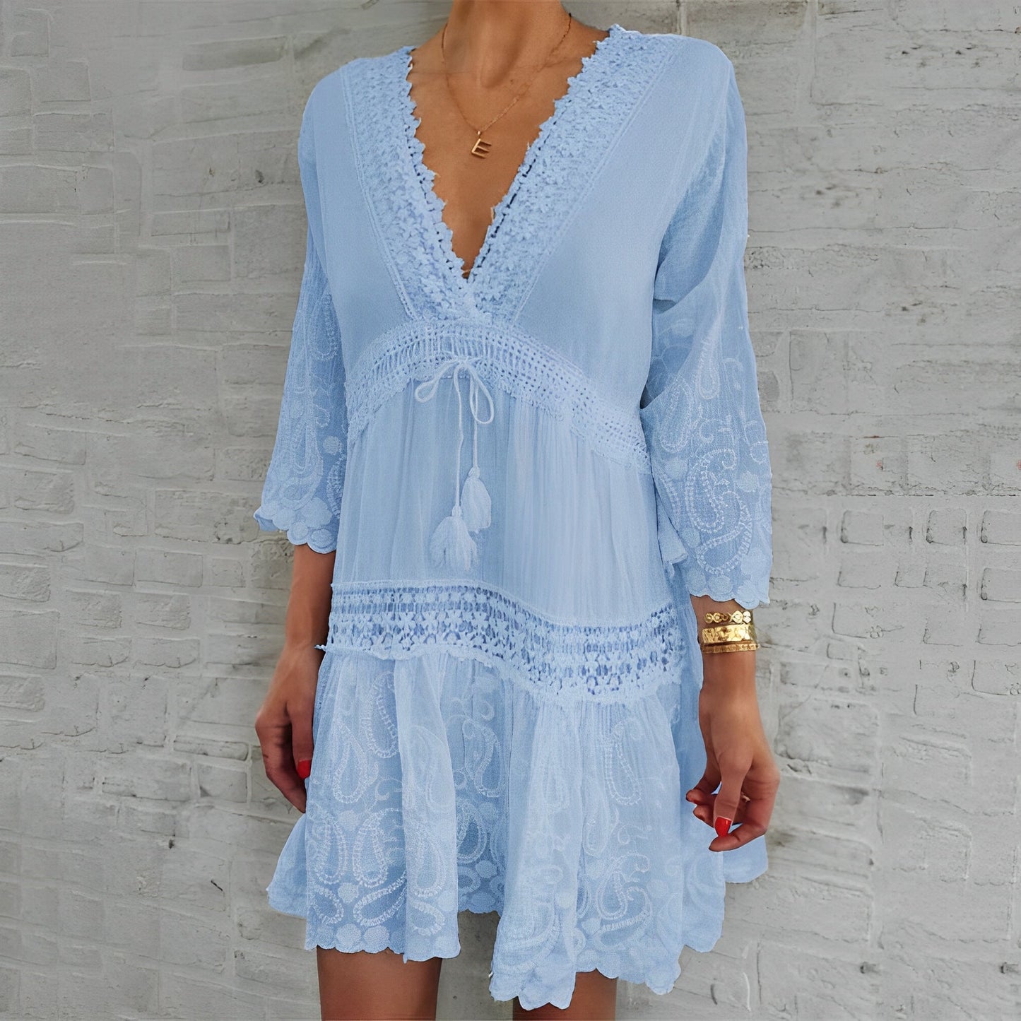 Maria - Abito sensuale con scollo a V