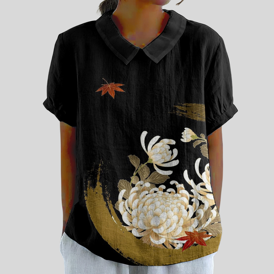 Top Floreale Elegante