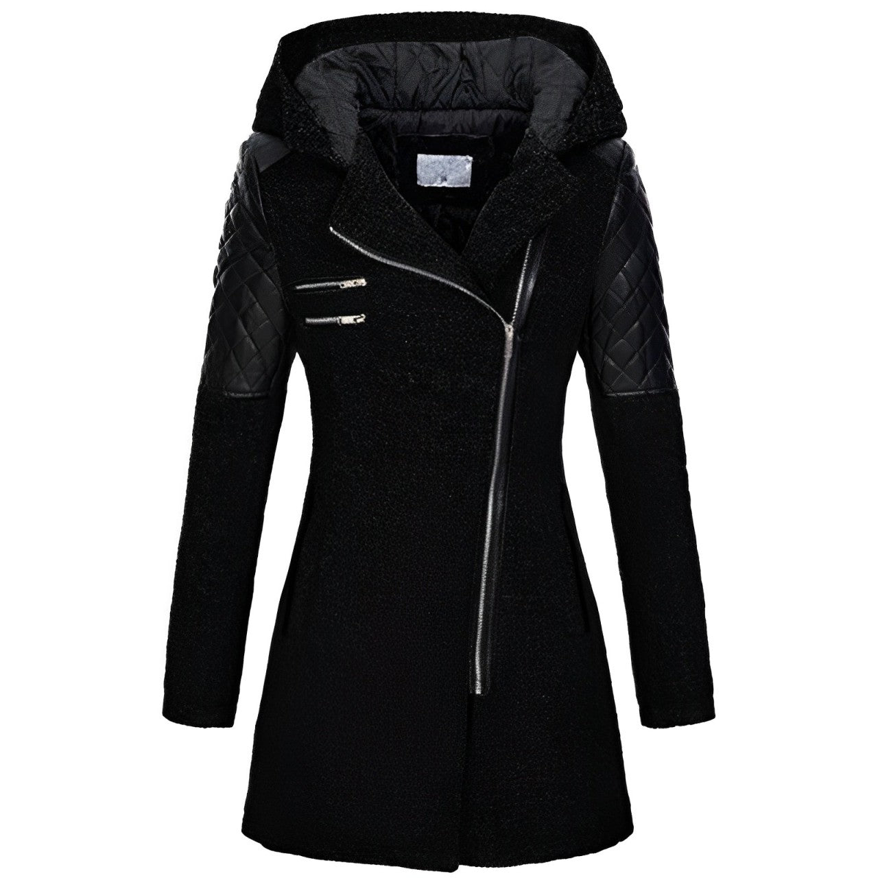 Chasity - Elegante cappotto caldo con cappuccio per le donne
