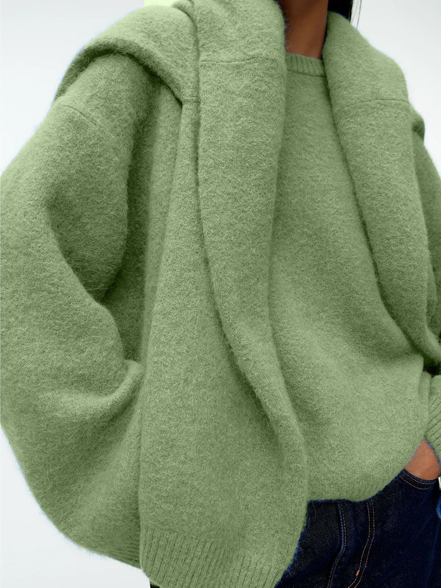 Caelie - Maglione in cashmere spesso e casual per donne