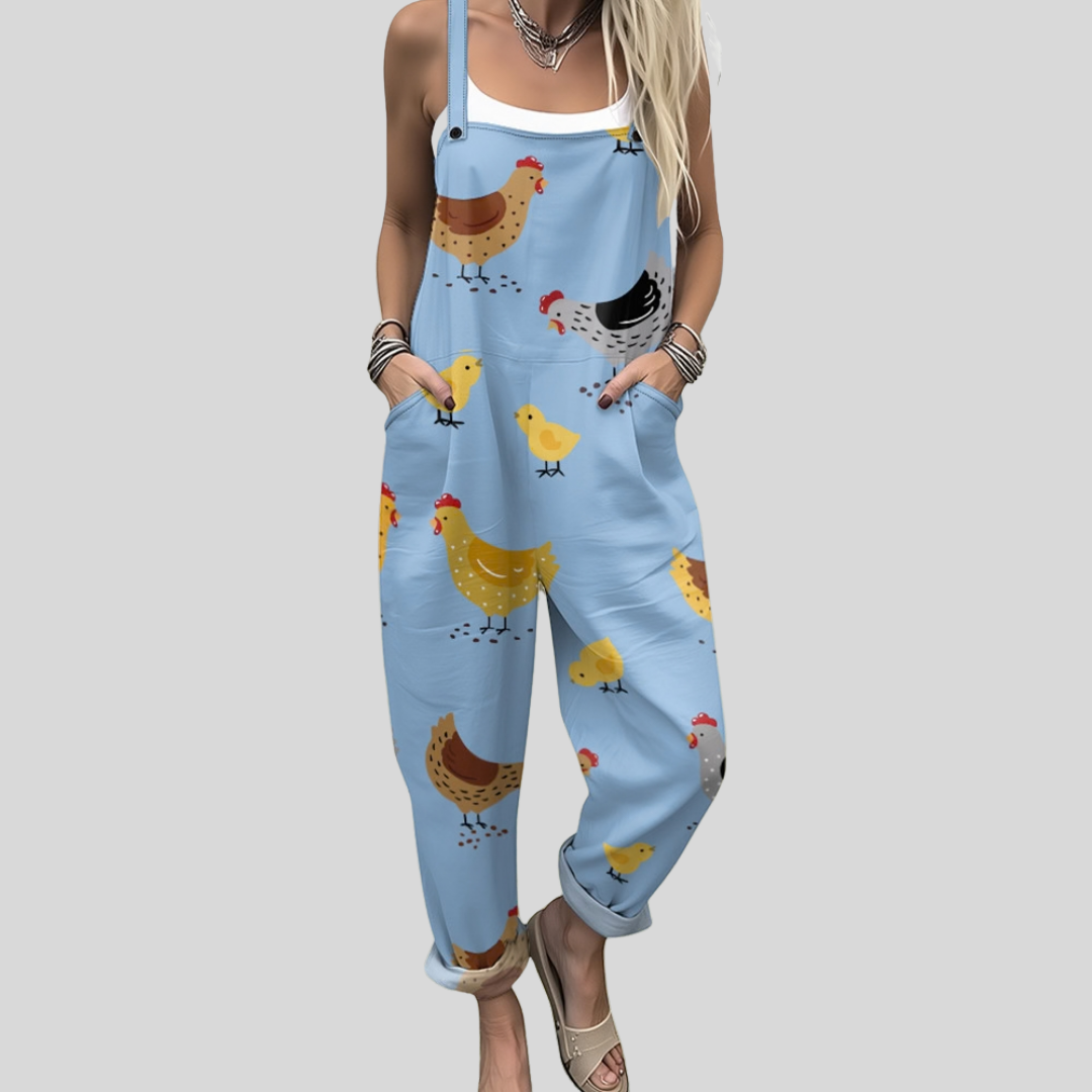 Dungarees, light and happy