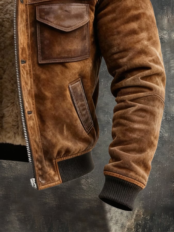 GIANNI™ | GIACCA IN PELLE SHERPA