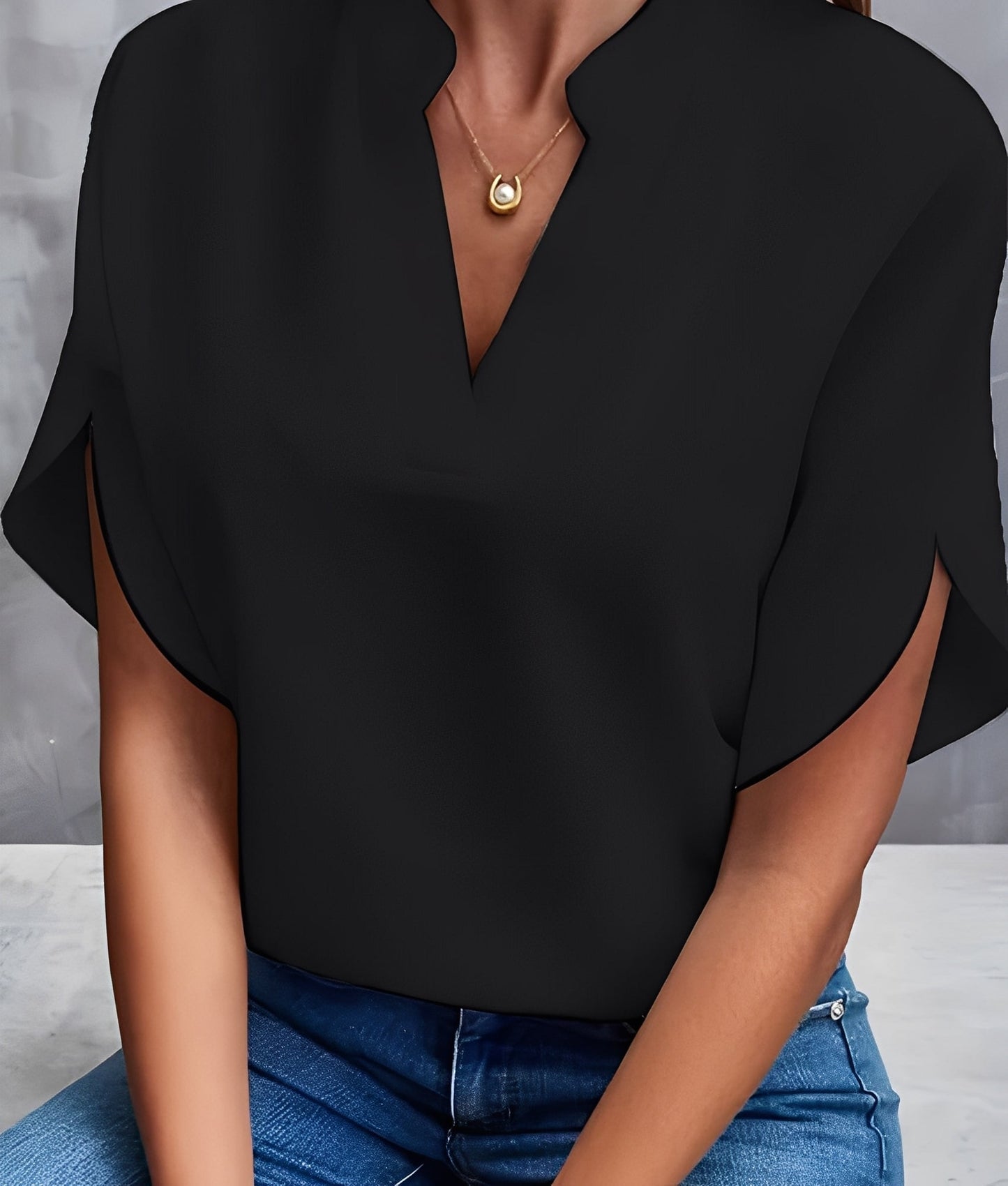 Chantelle - Camicia semplice con scollo a V per donne