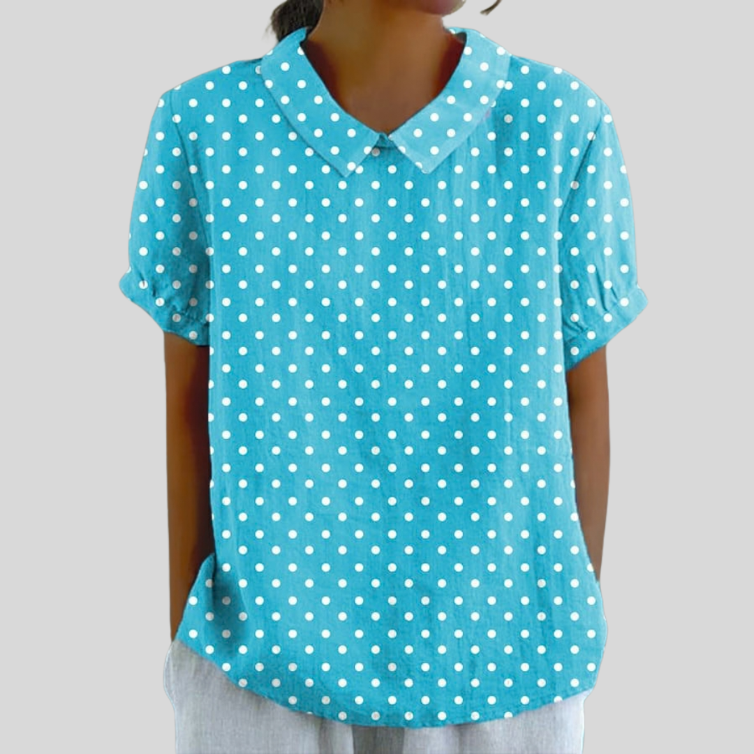 Top Floreale Elegante