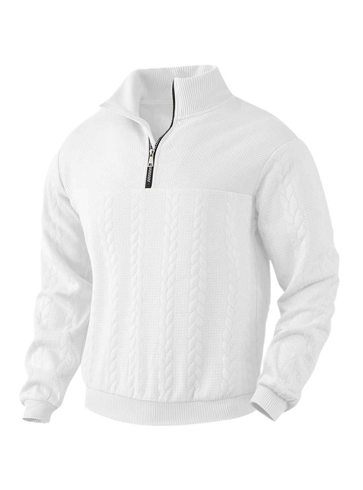 Alessandro™| felpa trendy con chiusura a zip