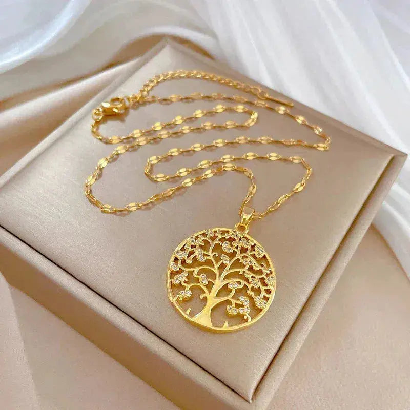 Collana Ciondolo Albero della Vita Oro