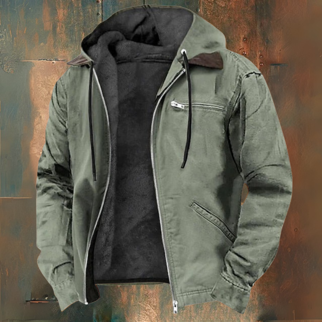 LUCAS™|GIACCA CON CAPPUCCIO ZIP