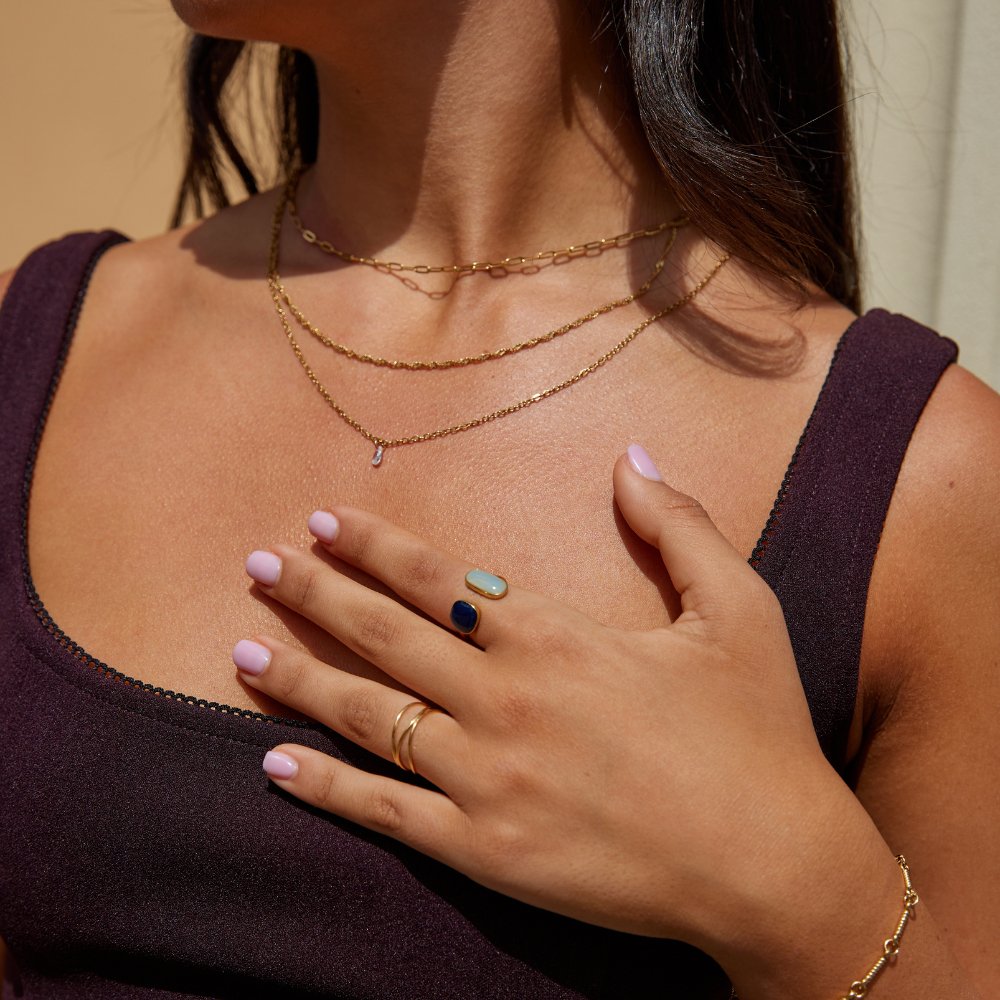 Aqua Hug Ring