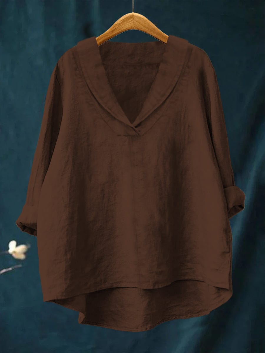 Samantha | Elegante camicia estiva in lino