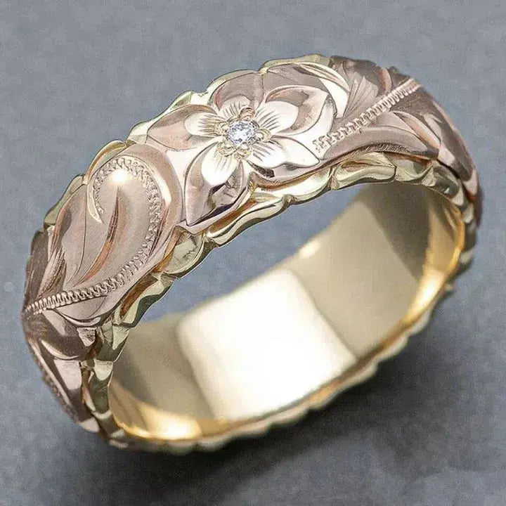 Ring in "Antique Rose" Gold