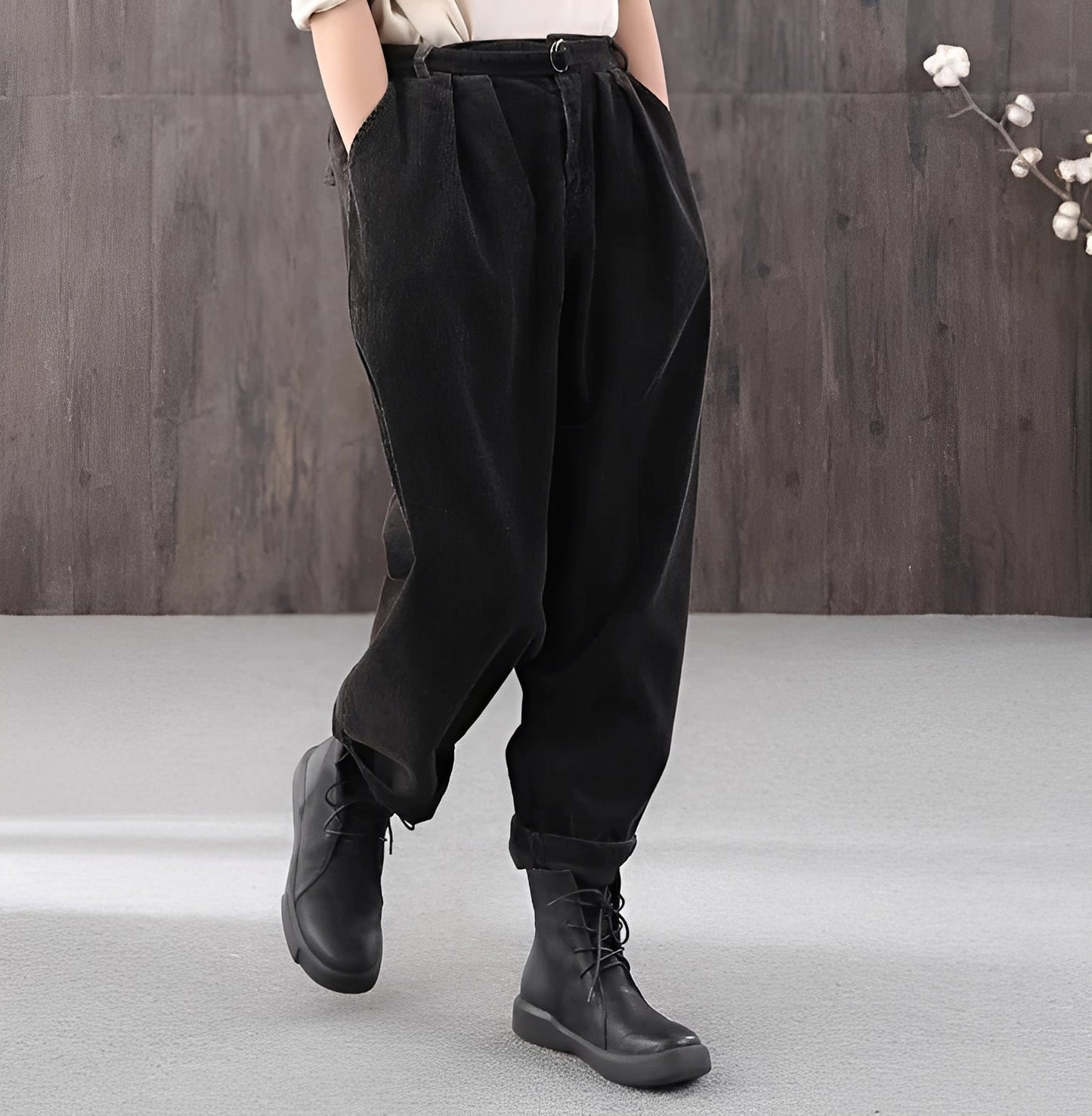 Izabelle - Pantaloni Baggy Casual per Donne
