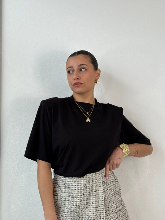 T-shirt con le spalline