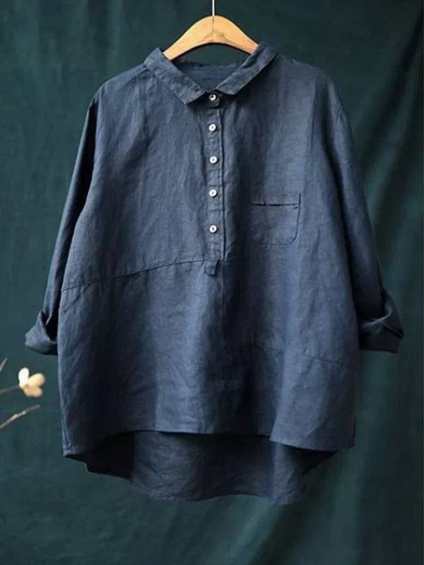 Elvie | Blusa elegante in lino per l'estate