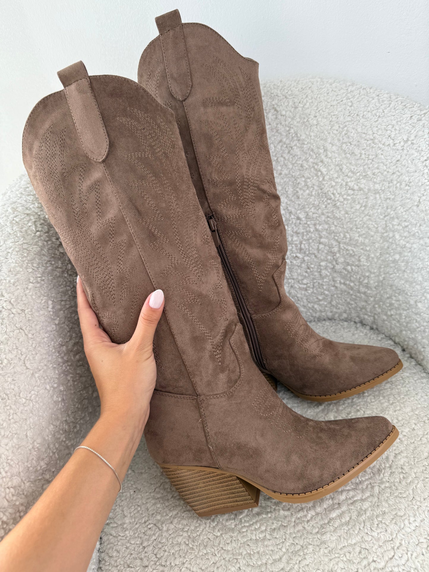 Stivale texano color kaki