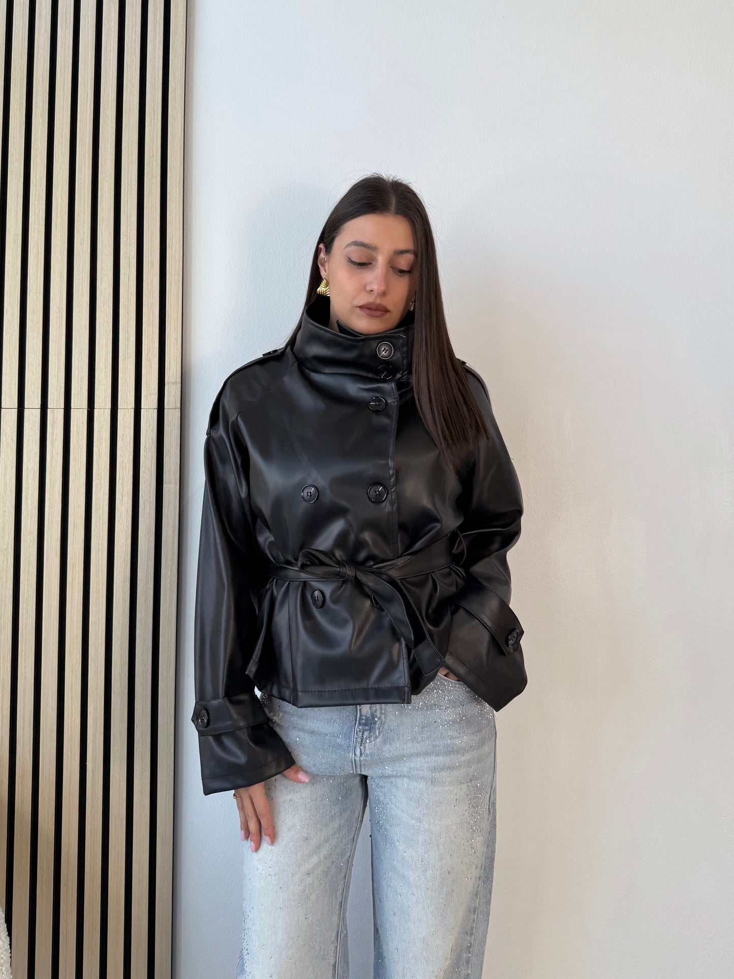 Trench in ecopelle