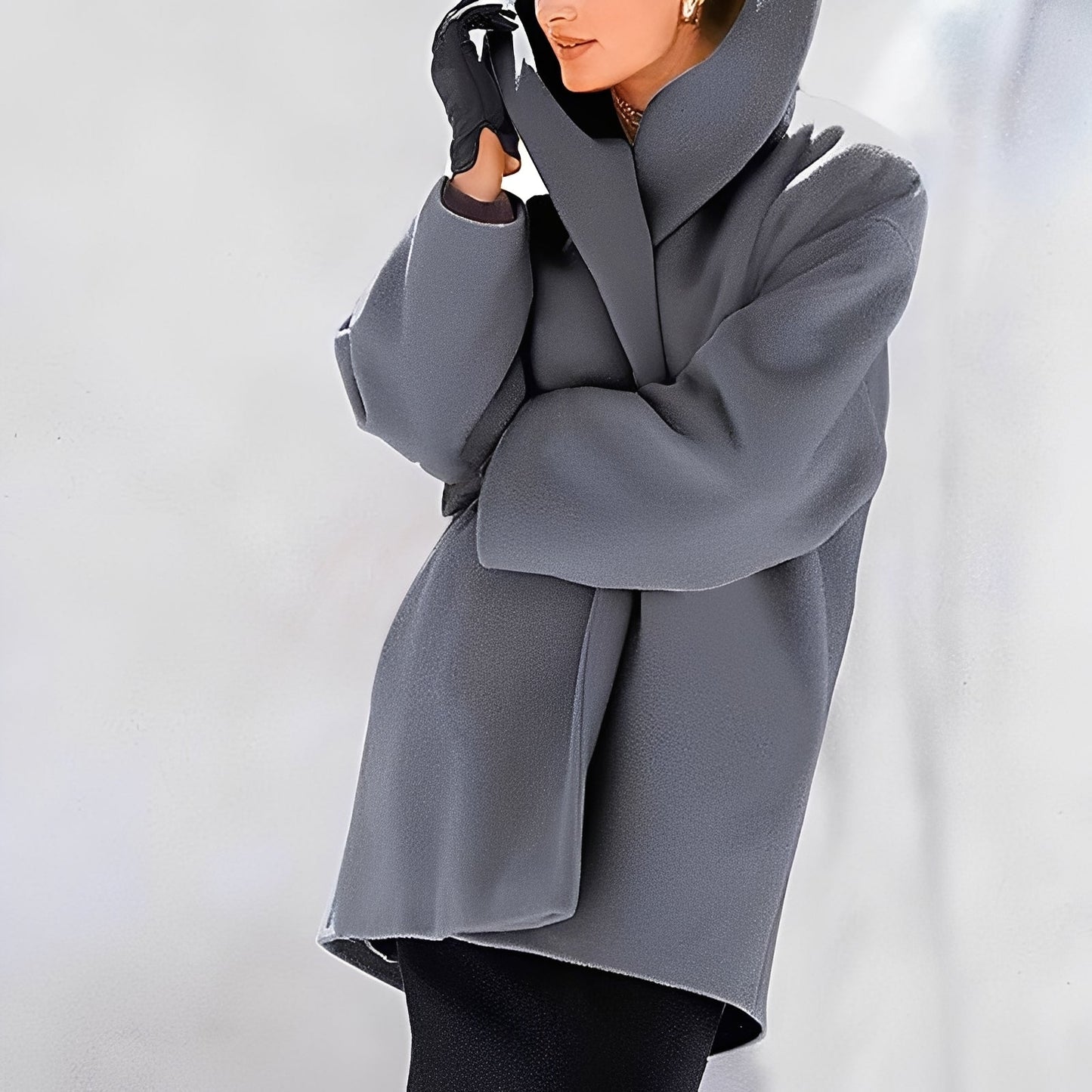 Dannie - Elegante cappotto di lana dal taglio morbido per donne