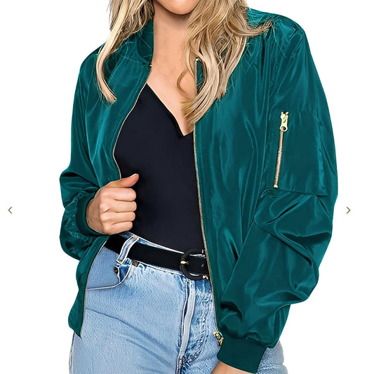 Shirlee - Piccolo bomber in stile retrò per donne 