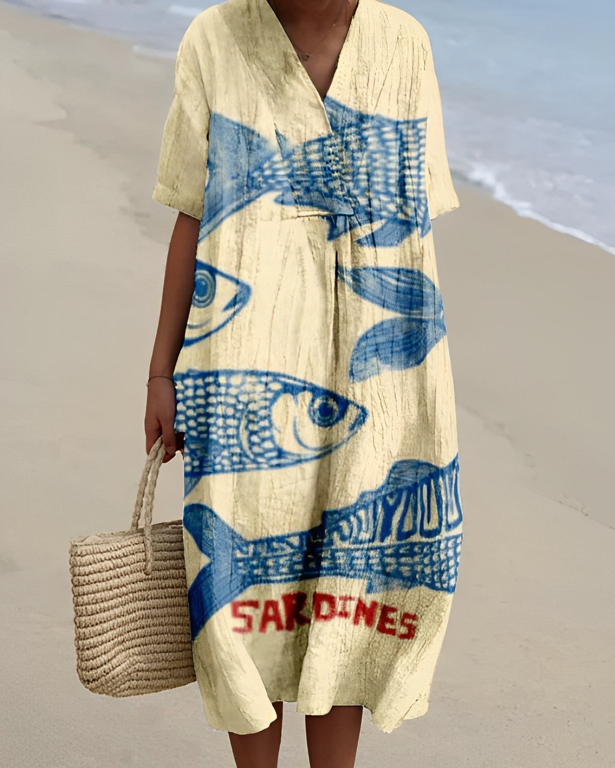 Romilly - Abito estivo con stampa colorata per donne