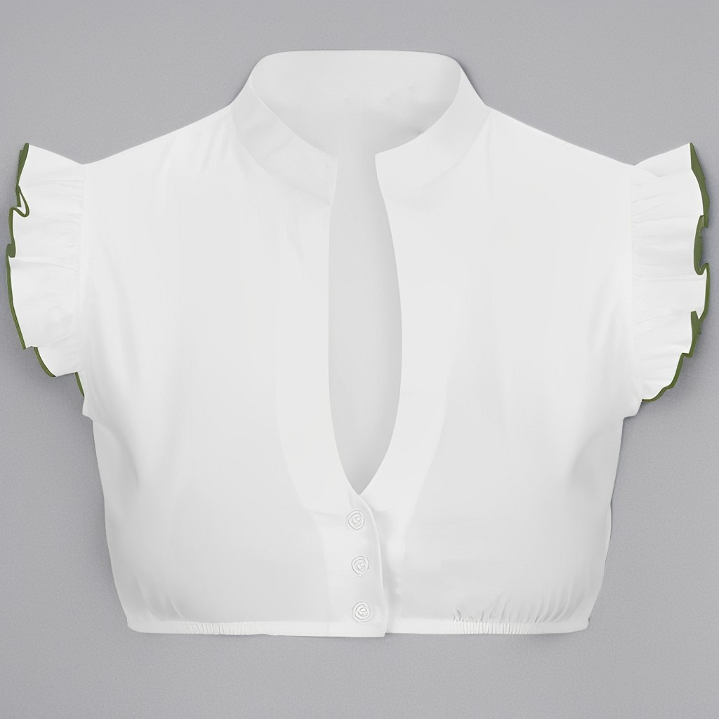 Abegail - Elegante camicetta a maniche corte per donne