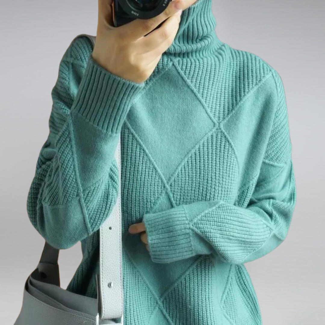 Camille – Maglione dolcevita in cashmere per donne