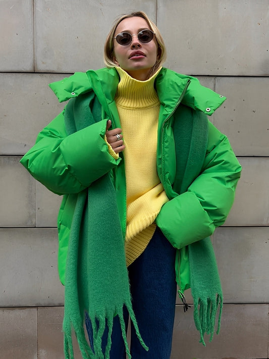 Loreen - Calda, imbottita, seduta libera giacca per donne 