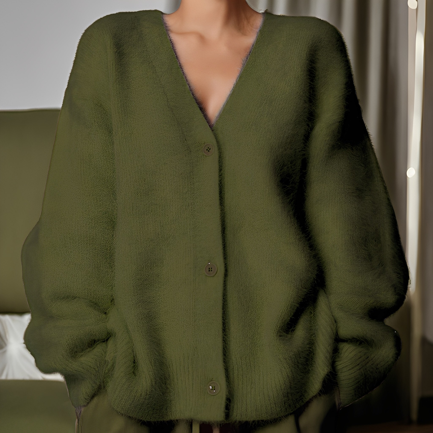Emberly - Maglione in cashmere casual e comodo per donna 