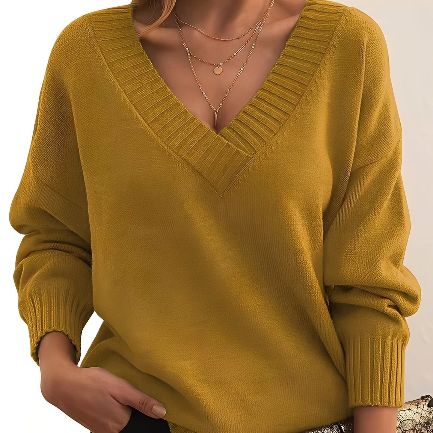 Merideth - Maglione semplice e versatile per le donne 