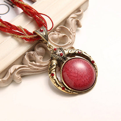 Collana con pendente boho