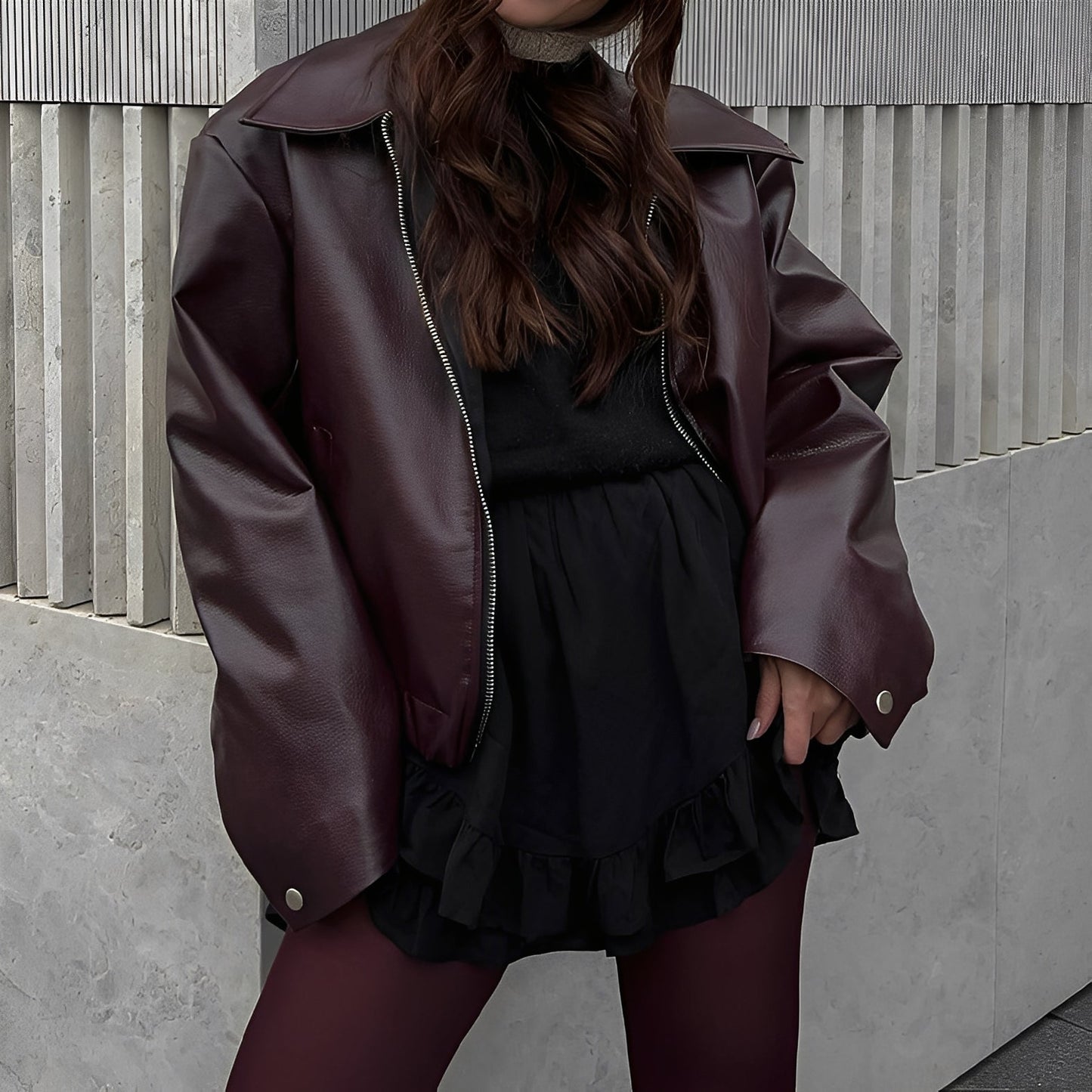 Cadence - Elegante, cappotto streetwear per donne