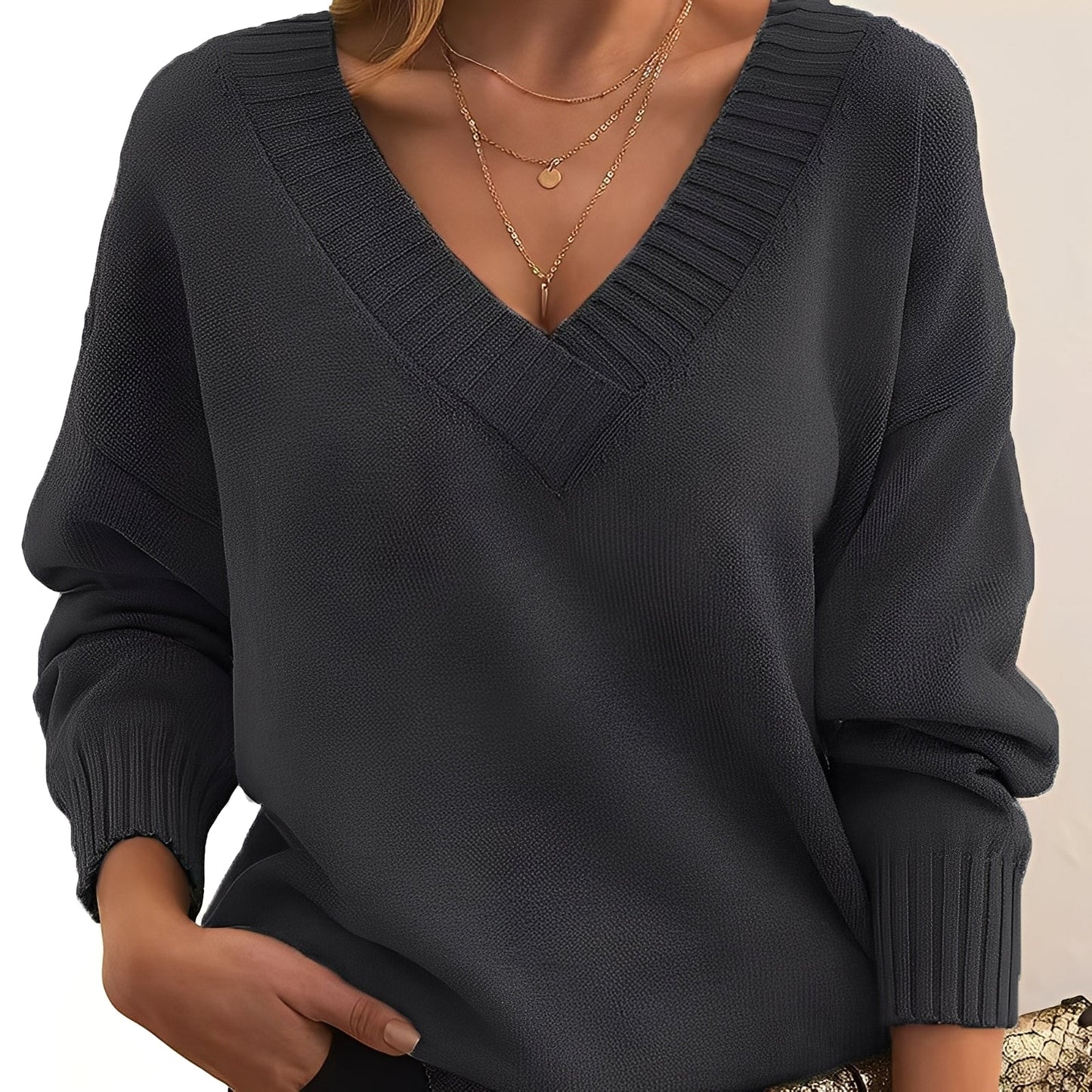 Merideth - Maglione semplice e versatile per le donne 