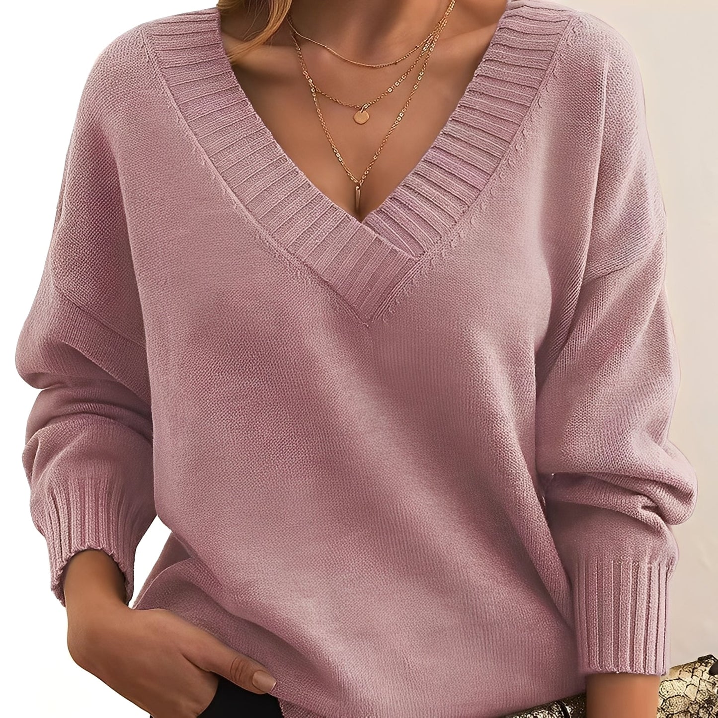 Merideth - Maglione semplice e versatile per le donne 