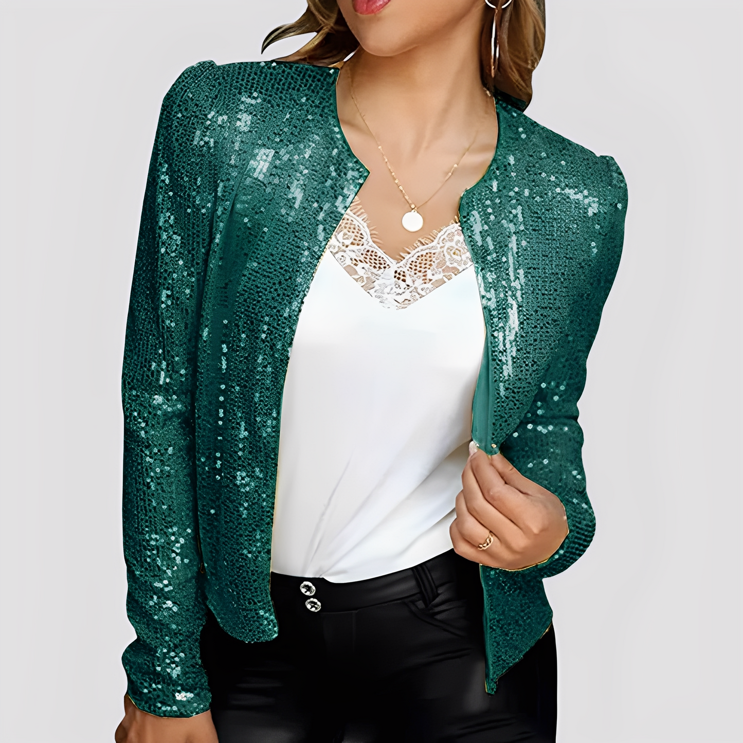 Shannen - Blazer elegante con glitter per le donne 