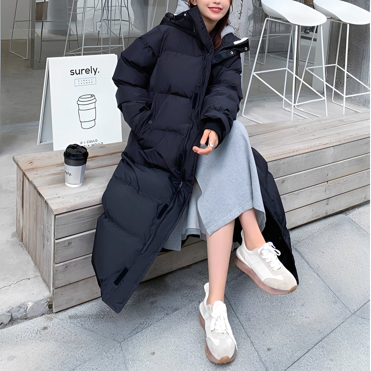 Yasmin - Elegante giacca piumino imbottita per donne