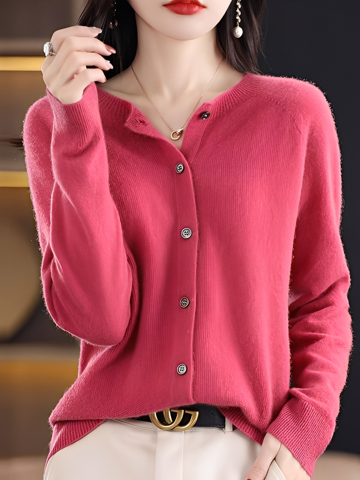 Arabella - Maglione di lana casual e ampio per donne 