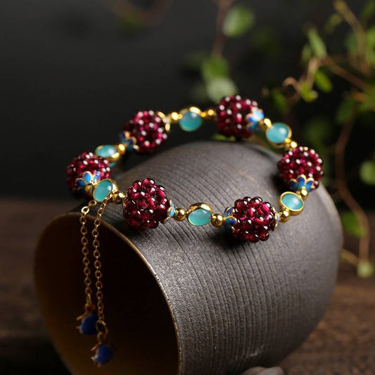 Bracelet Berries in Natural Stones