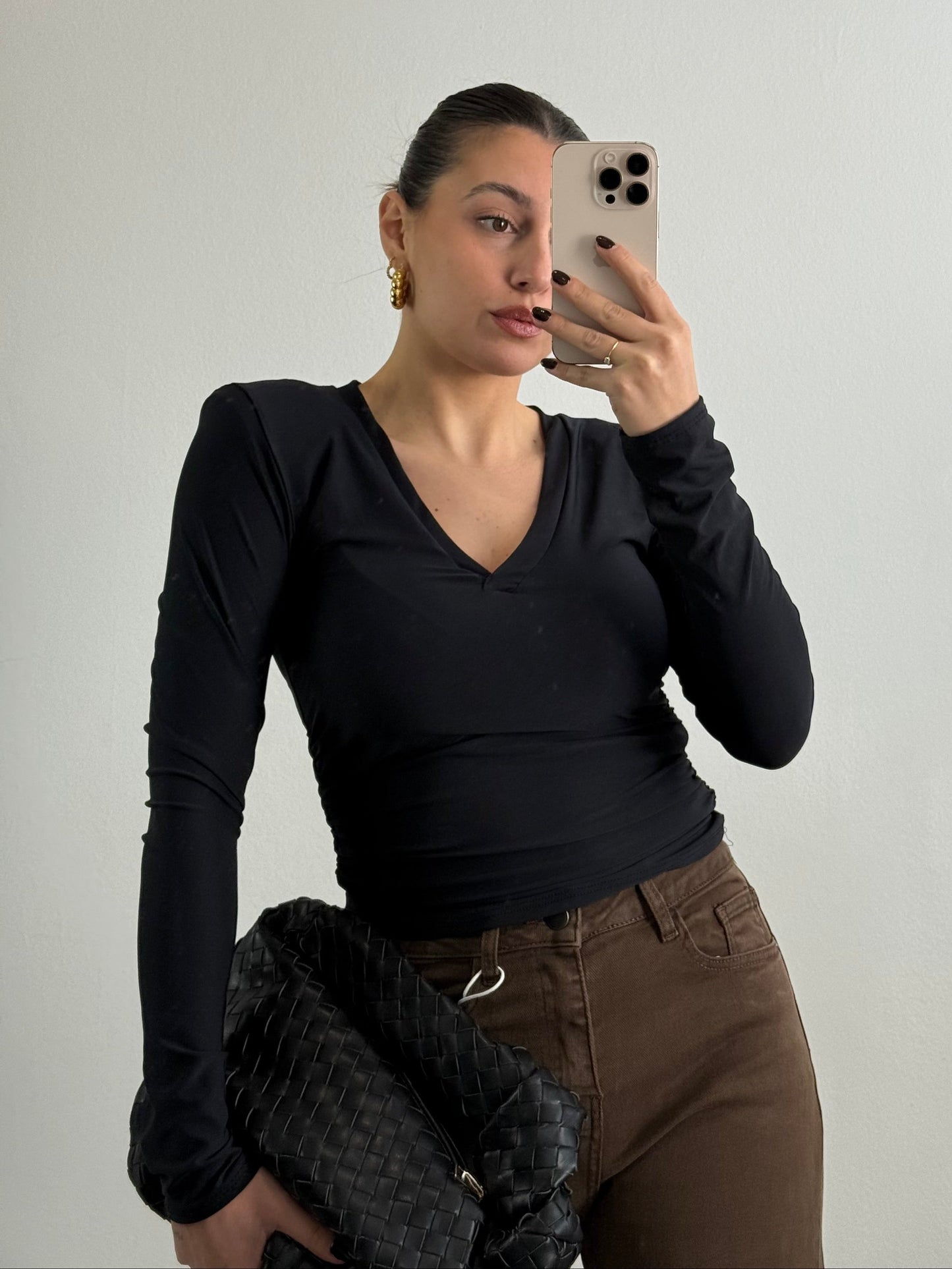 V-neck jumper