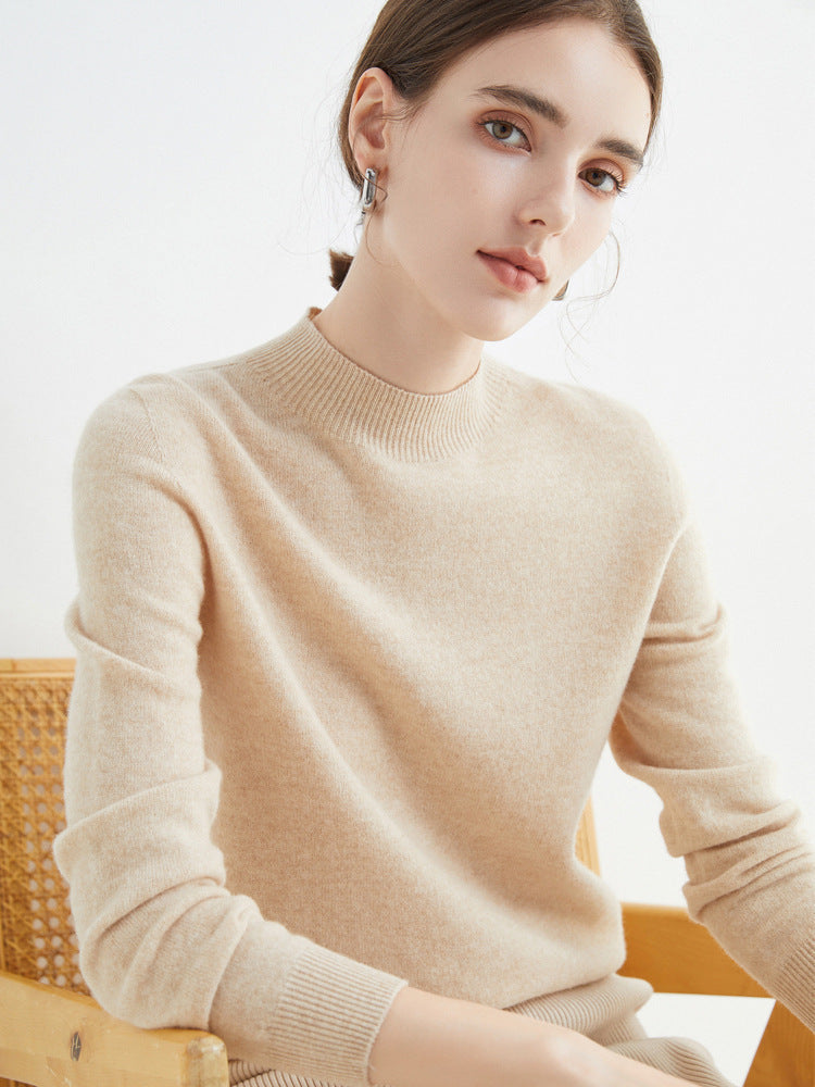 Rhoda - Semplice maglione di cashmere per donne