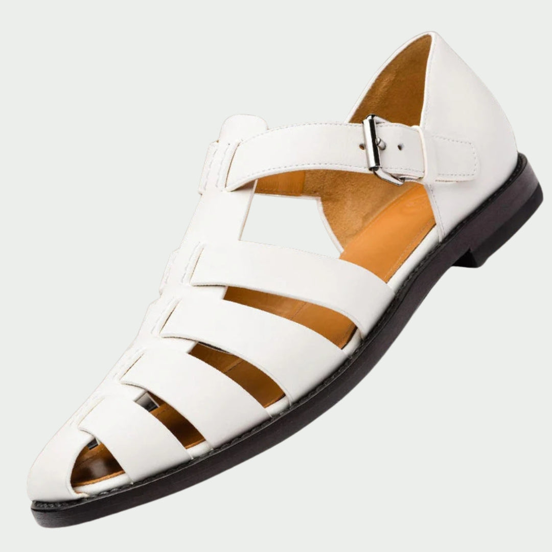 GIORDANO|SANDALI GLADIATORE IN PELLE