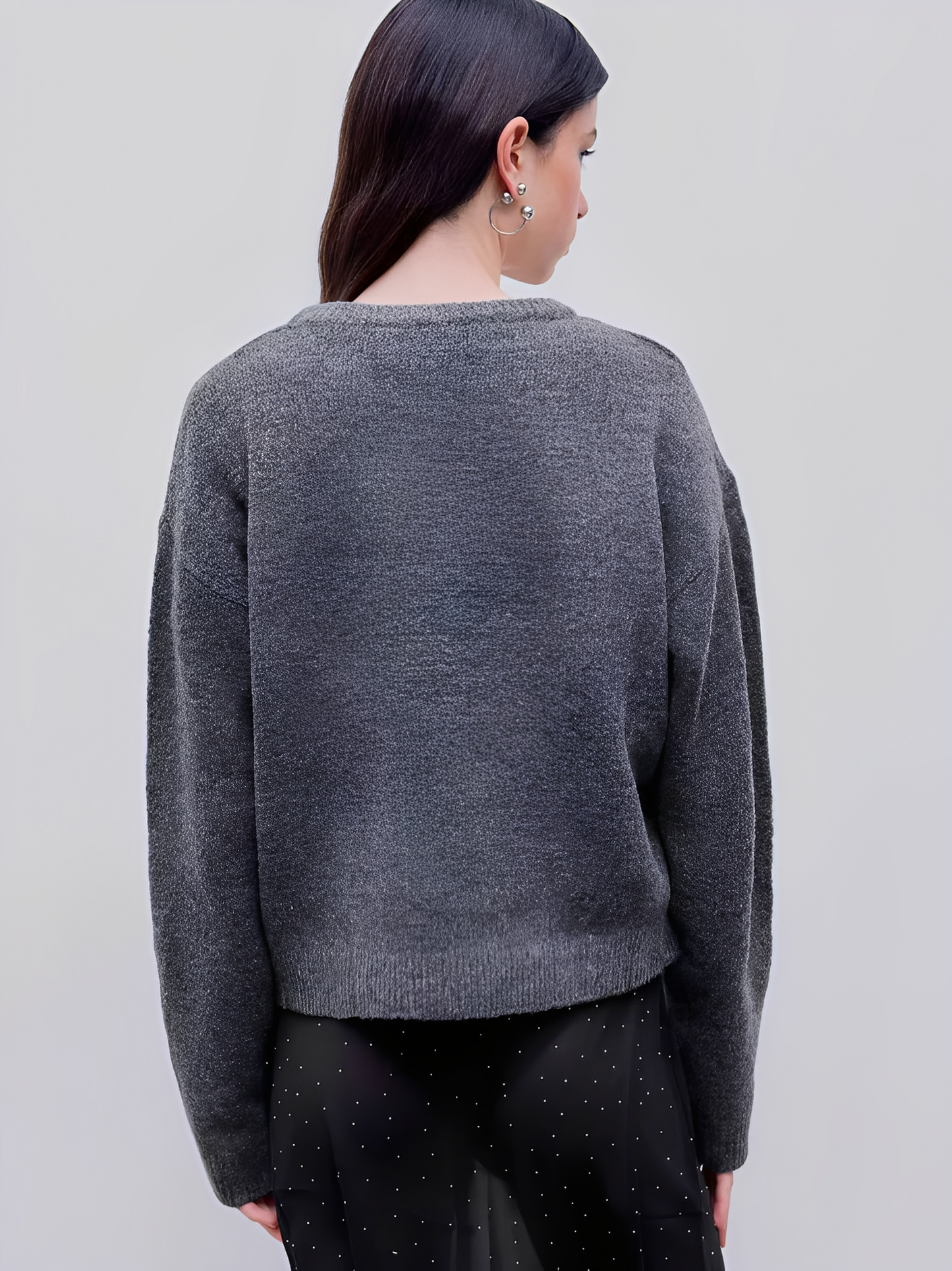 Luvenia - Pullover casual e caldo in poliestere per donne