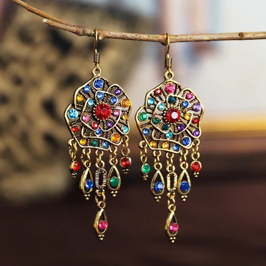 Orecchini Mandala Vintage Multicolore