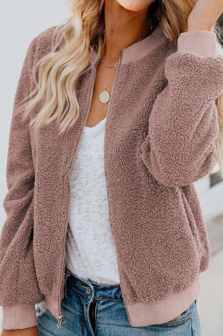 Korra - Giacca bomber in pelliccia per donne