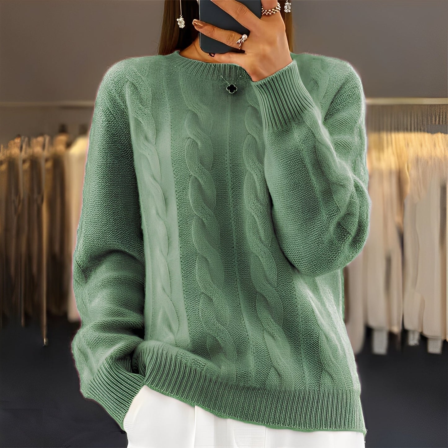 Leanne - Classico, stiloso maglione per donne