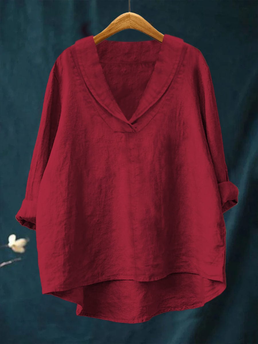 Samantha | Elegante camicia estiva in lino