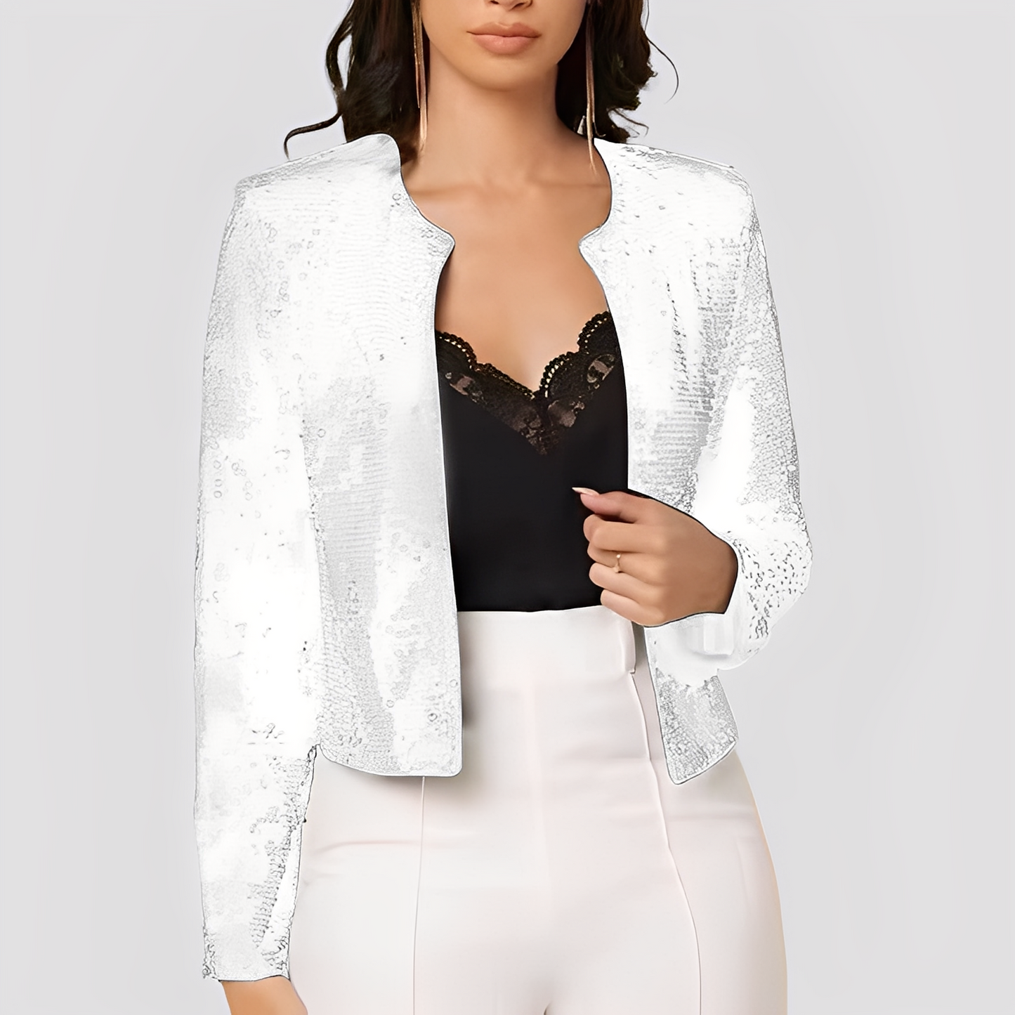 Shannen - Blazer elegante con glitter per le donne 