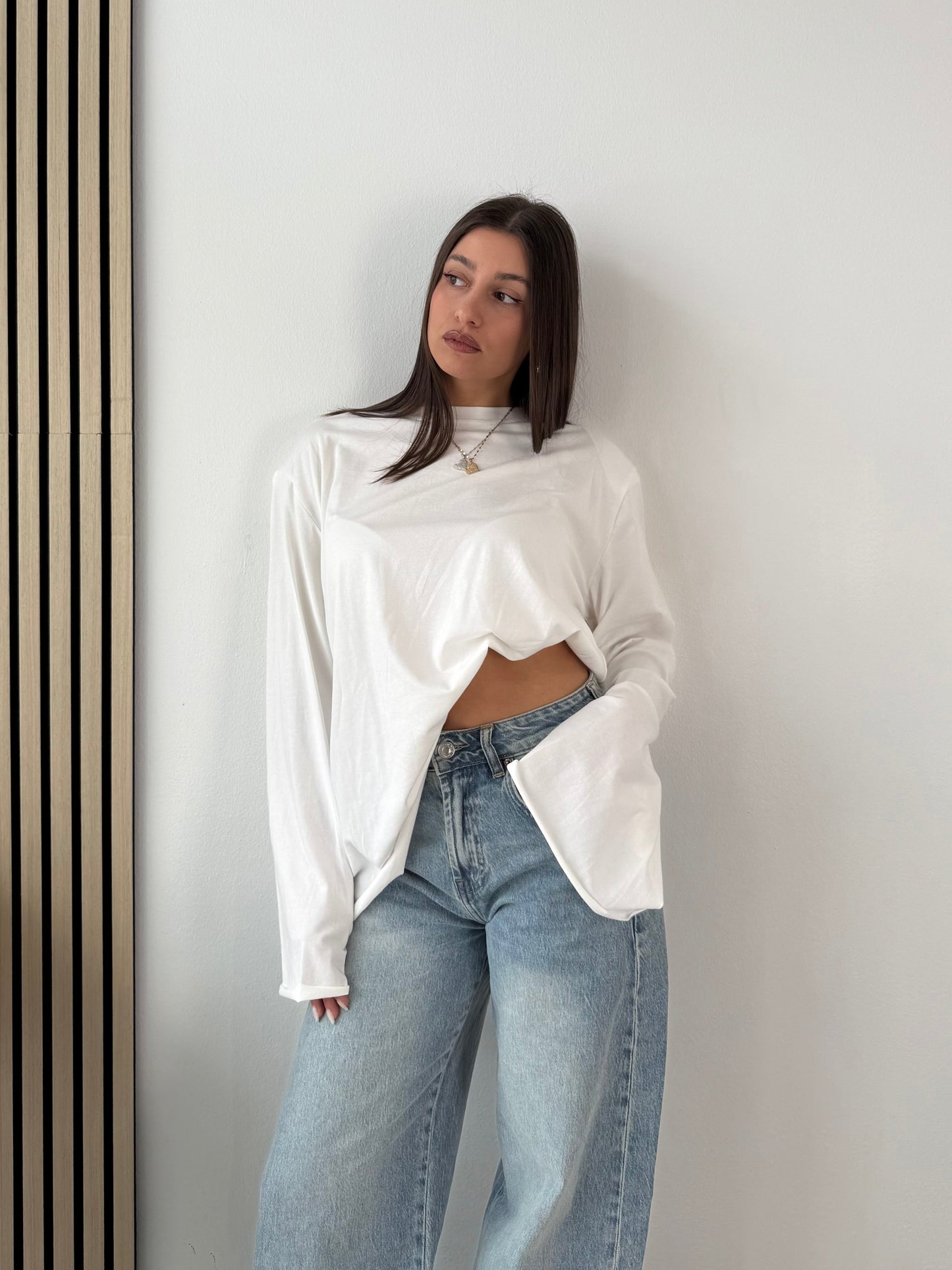 T-shirt canotta a manica larga