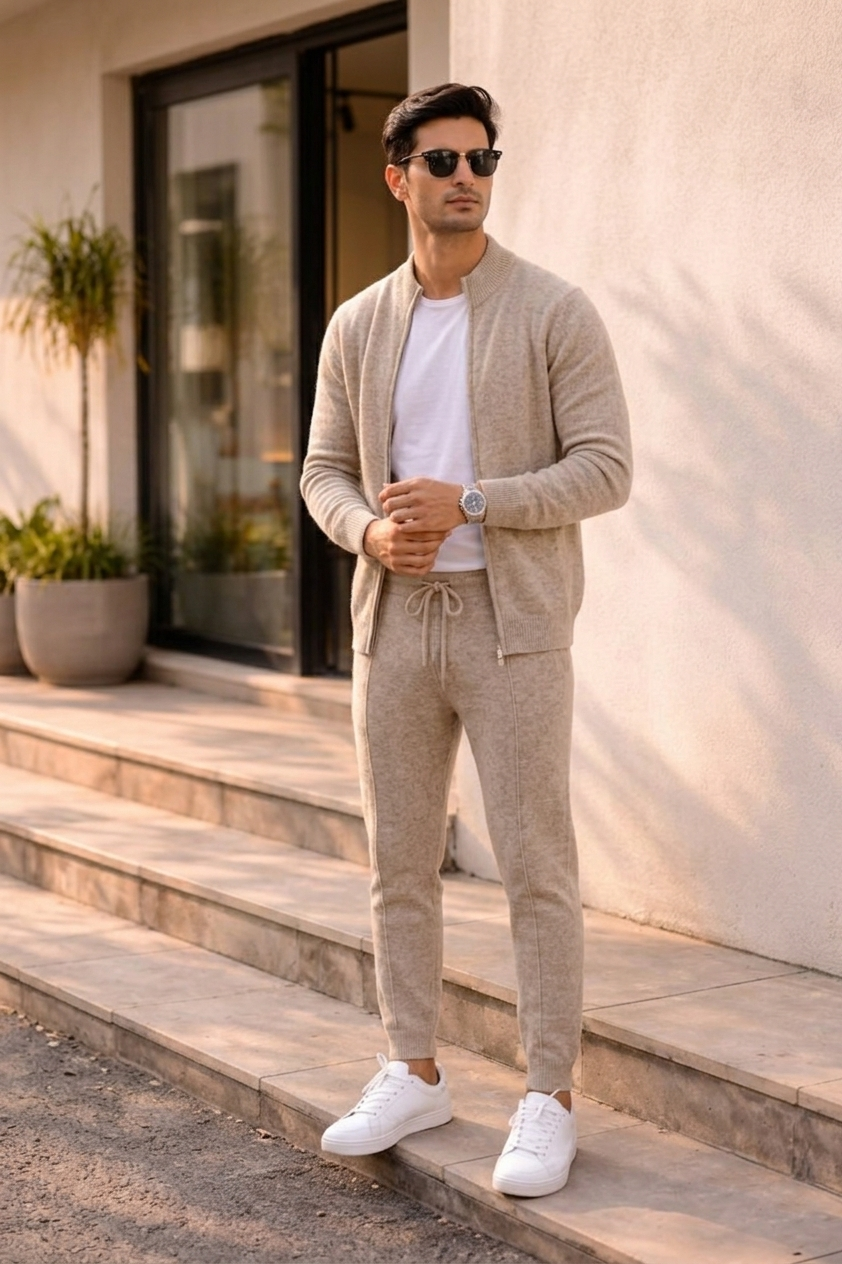 COMPLETO IN PURA LANA MERINO EXTRA-FINE