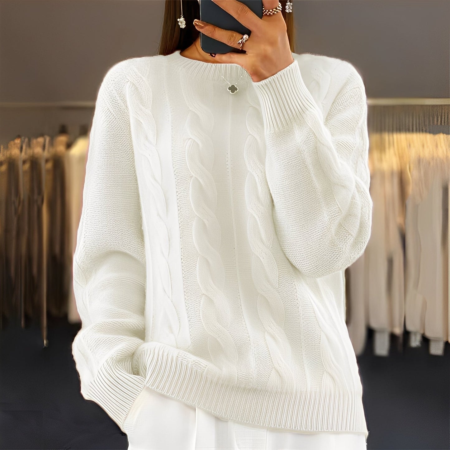 Leanne - Classico, stiloso maglione per donne