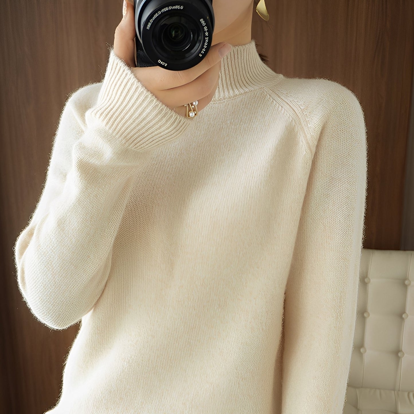 Ulyssa - Elegante dolcevita in cashmere per donne